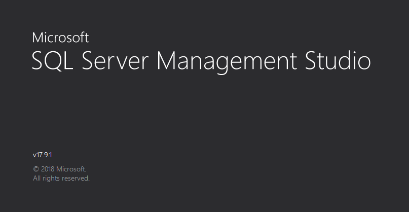 SQL Server 2014 Management Studio with Service Pack
